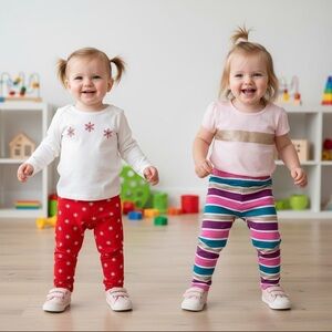 005 COMBO: Assorted leggings size 4